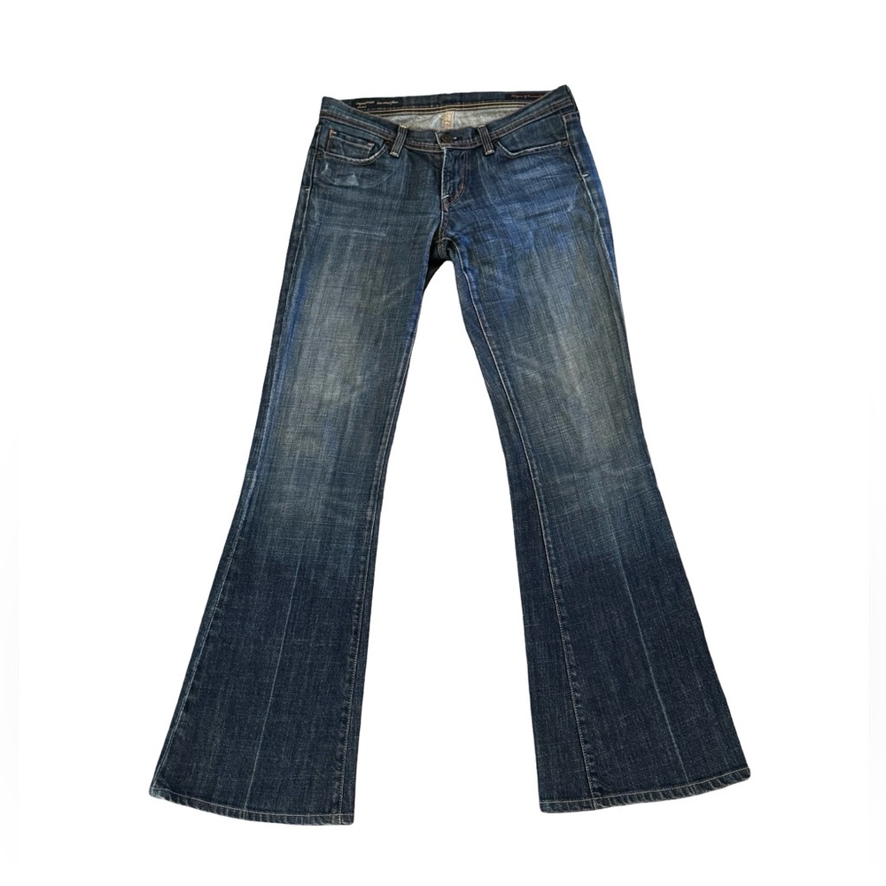 Citizens Of Humanity Women’s Flair Blue Jeans Ingrid 002 Stretch Low Waist Sz 26